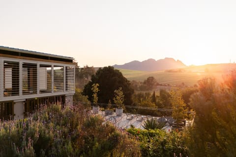Avemore Manor House wood fired hot tub magical views and full Backup power House in Stellenbosch
