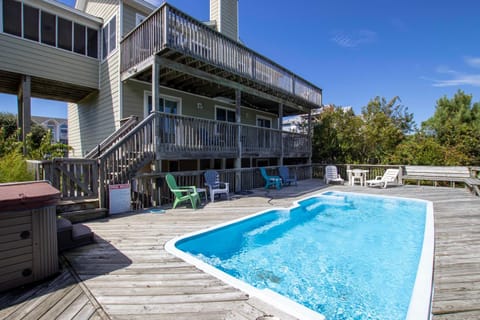 Oceanside, Pool, Hot Tub, Rec Rm, WC1005, Happily Ours House in Corolla