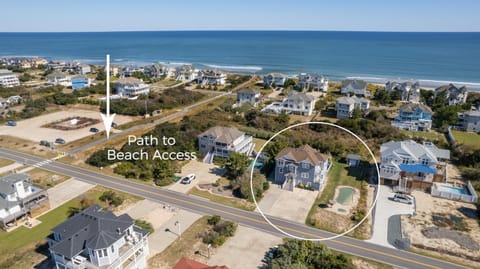 Oceanside, 7 BRs, Pool, Dogs Welcome, Pool Table, WW867, Flip Flops and Pop Tops House in Corolla