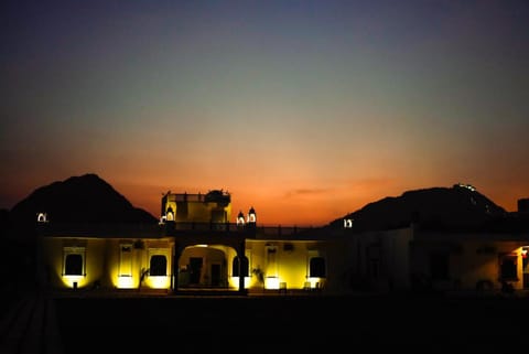 Property building, Sunset