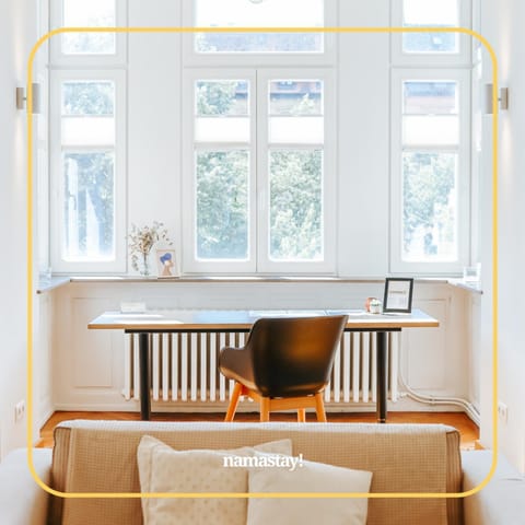 namastay! Exklusiver Altbau in Bestlage - 3BR Apartment in Mannheim