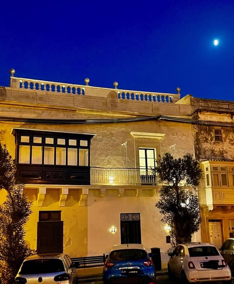 Property building, Night, Parking