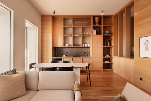 Living room, City view