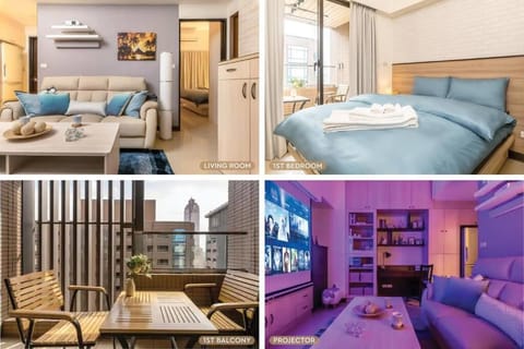 TV and multimedia, Balcony/Terrace, Living room, Evening entertainment, Bedroom