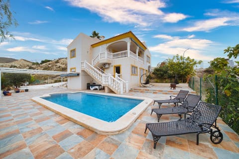 Property building, Living room, Swimming pool