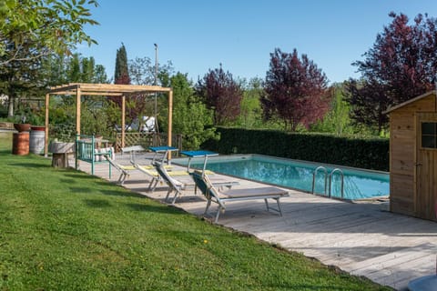 Property building, Living room, Swimming pool