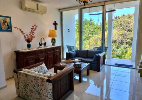 Living room, air conditioner