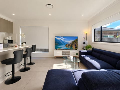 Living room, kitchen