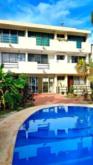 Property building, Pool view, Swimming pool
