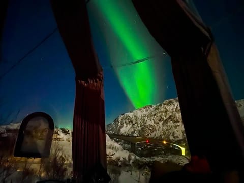 Night, Natural landscape, Mountain view