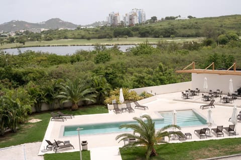 Natural landscape, Garden, Garden view, Pool view, Swimming pool