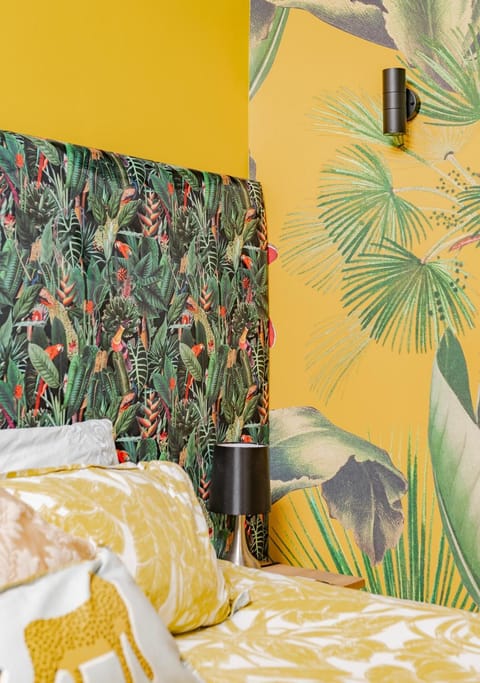 Bed, Decorative detail, Bedroom