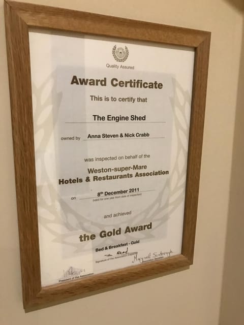 The Engine Shed Bed and Breakfast in Weston-super-Mare