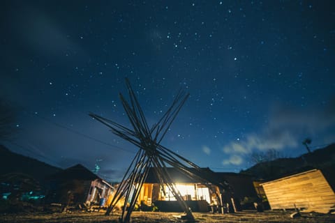 Property building, Night, Natural landscape