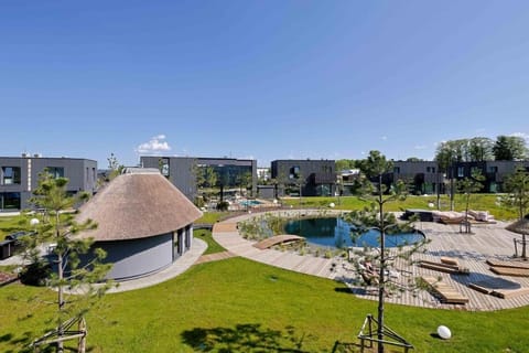 Spring, Natural landscape, Garden, Garden view, Pool view, Swimming pool, sunbed