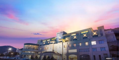 Property building, Sunset