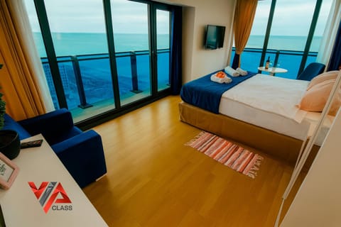 View (from property/room), Balcony/Terrace, Bedroom, Sea view