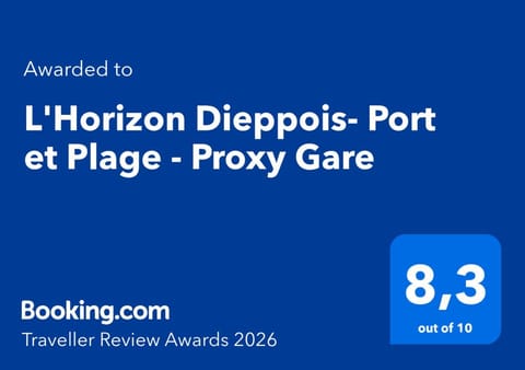 L'Horizon Dieppois- Port et Plage - Proxy Gare Apartment in Dieppe