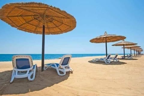 Beach, sunbed