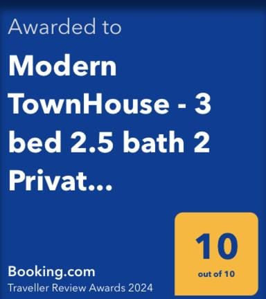 Modern TownHouse - 3 bed 2.5 bath 2 Private Gated Parking House in Wellingborough