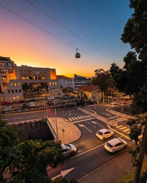 City view, Street view, Location, Sunset