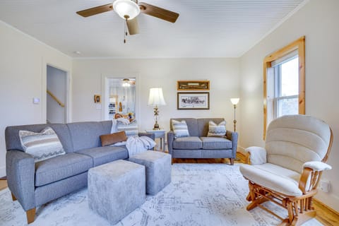 Lovely Rural Hixton Farmhouse with Porch and Fire Pit! House in Wisconsin