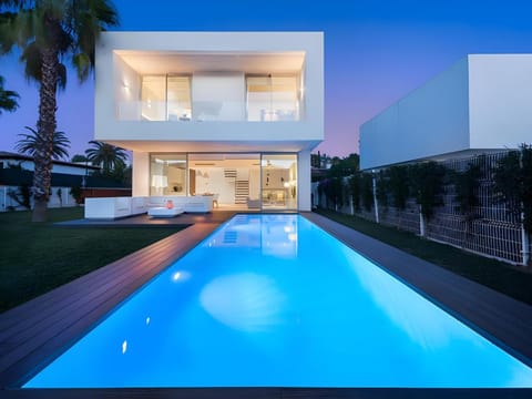 Property building, Pool view, Swimming pool