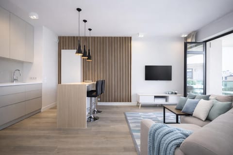 TV and multimedia, Kitchen or kitchenette, Living room, Seating area