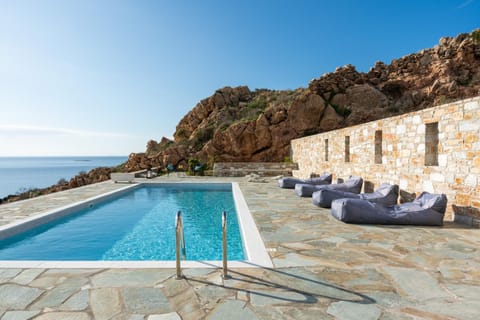 Property building, Living room, Swimming pool