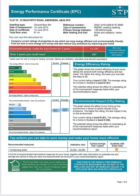 Enigma 2 bedroom Seaton Place space Apartment in Aberdeen