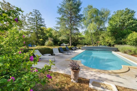 Property building, Living room, Swimming pool