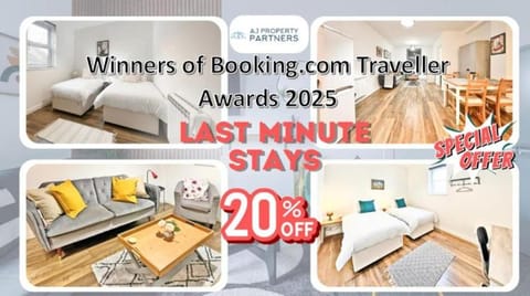 Premium Offer l Last-Minute Escape l AJ Properties l High Street Cheltenham l Parking l Ideal for Short or Long Stays - Town Centre Apartment, 4 Beds, 1 Bathroom Apartment in Cheltenham