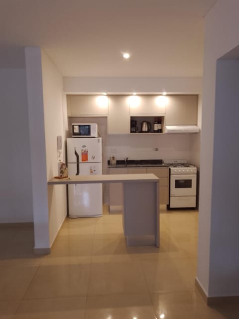 Kitchen or kitchenette, oven, toaster