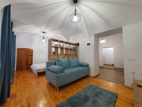 Bed, Living room, Bedroom