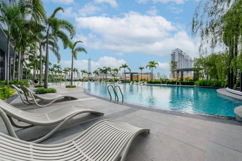 Pool view, Swimming pool, Swimming pool, sunbed