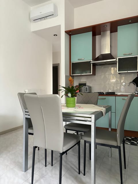 Dining area, air conditioner