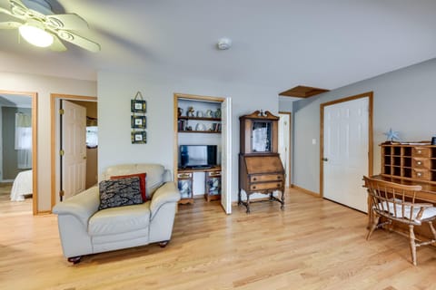 Salem Vacation Home with Dock Steps to Paddock Lake House in Paddock Lake