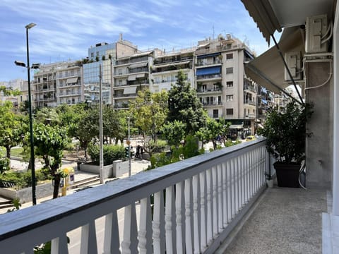 Property building, Day, Neighbourhood, View (from property/room), Balcony/Terrace, City view, Street view