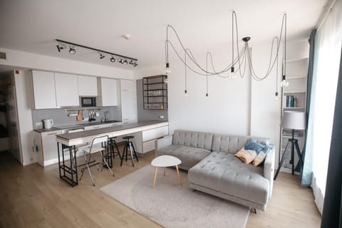 Kitchen or kitchenette, Living room