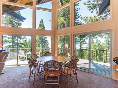 Enjoy the brilliant views of Lake Tahoe from this mountainside Cabin Cabin in Incline Village