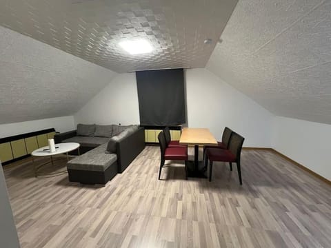 Living room, Seating area, Dining area