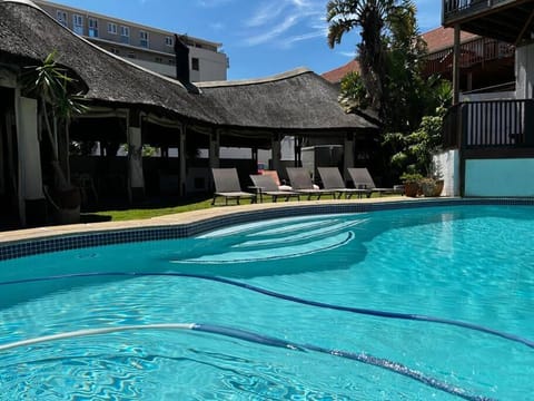 Pool view, Swimming pool, sunbed
