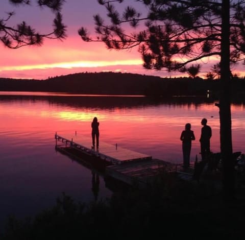 People, Natural landscape, Lake view, Sunset, group of guests