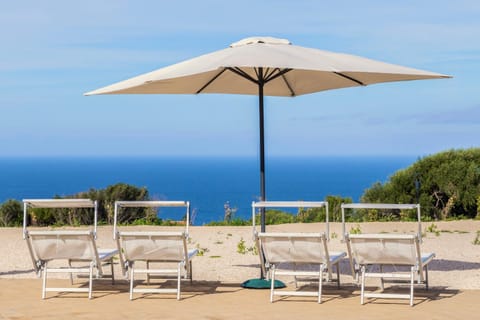 Natural landscape, sunbed