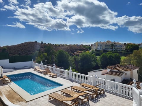 View (from property/room), Swimming pool, sunbed