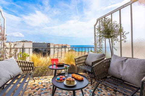 Balcony/Terrace, Dining area, Sea view