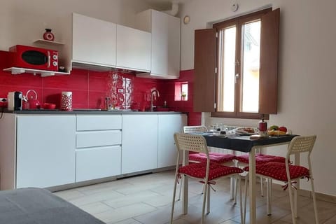 Kitchen or kitchenette, Living room, Dining area, stove