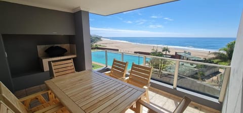 Patio, BBQ facilities, View (from property/room), Balcony/Terrace, Seating area, Dining area, Beach, Evening entertainment, Pool view, Sea view