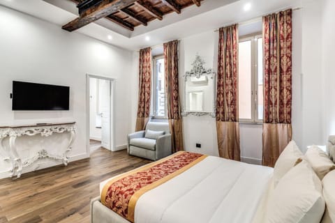 Bed, TV and multimedia, Photo of the whole room, Bedroom