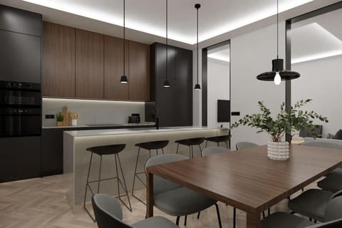 Kitchen or kitchenette, Dining area, minibar